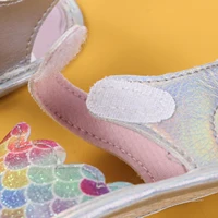 Baby Sandals, Toddler Fish Scale patterns Anti-Slip Footwear Walking Shoes Prewalker for Summer, 3-9 Months 2