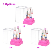 Набор сверл для ногтей, набор сверл для педикюра и маникюра, Набор сменных сверл для электрической сверлильной машины для ногтей, акриловые инструменты для ногтей