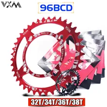 VXM Round 96BCD Chainring MTB bike 32T 34T 36T 38T crankset Tooth plate Parts for shimano M4000 part of the Haomeng tooth plate