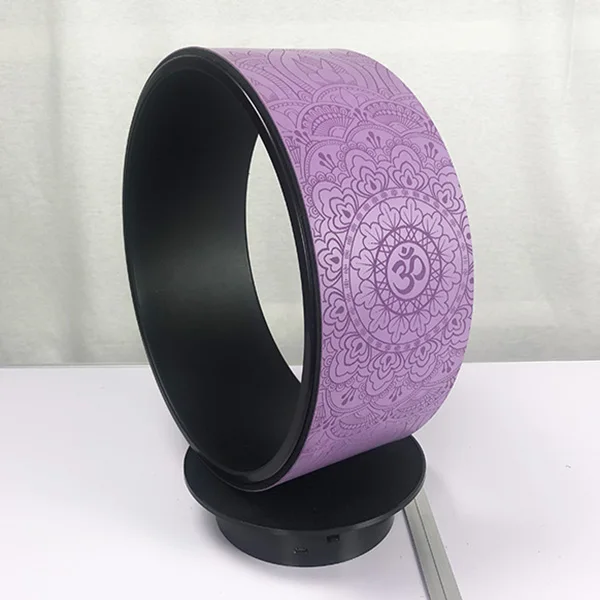 Фиолетовый Zen Mark TPE Йога круги профессиональные Пилатес колеса талии форма бодибилдинга ABS тренажерный зал одежда для йоги Колесо назад тренировочный инструмент - Цвет: Фиолетовый