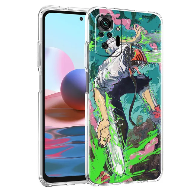 Chainsaw Man Anime Soft Clear Case For Xiaomi Redmi Note 10 9 Pro 9S 8 10S 7 8T 9C 7A 8A 9T K40 Silicone Phone Cover Fundas PTTM-CLS09