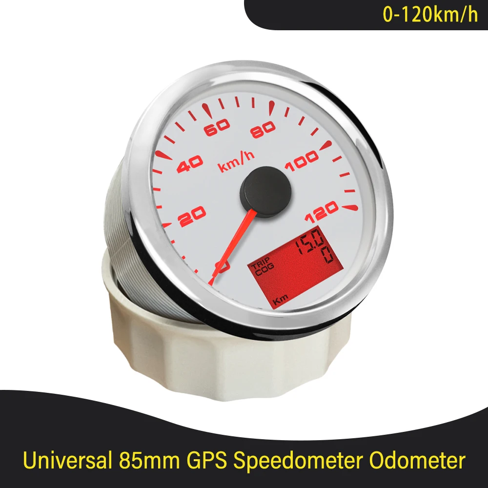 85mm 200km/h Digitaler GPS Tachometer Tacho Kilometerzähler für