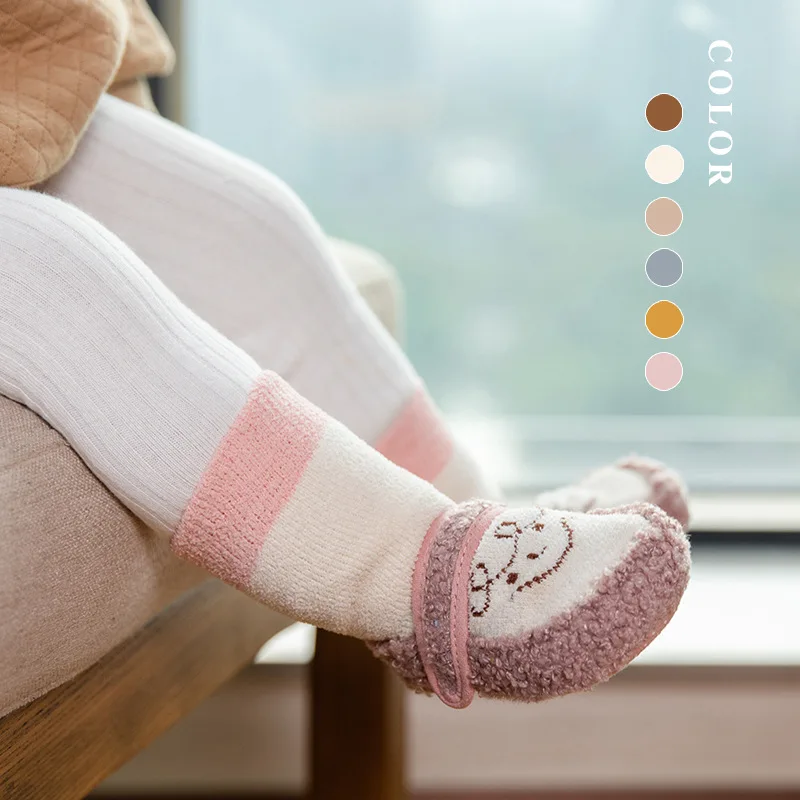

Toddler Indoor Sock Shoes Newborn Baby Socks Winter Thick Terry Cotton Thick Floor Socks Toddler Antislip Warm Socks Baby Socks