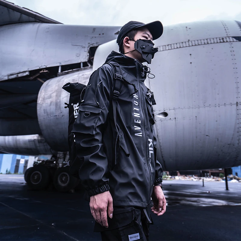 Куртка Killwinner водонепроницаемая утепленная streetwear techwear ninjawear harajuku | Мужская одежда