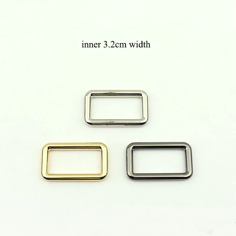 

5pcs 32mm Metal Square O D Ring Buckles Bag Adjustable Rectangle Buckle DIY Backpack Straps Shoes Garment Leather Accessories