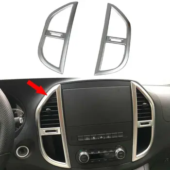 

For Mercedes-Benz Metris Vito 2014+ Air Vent Trim Accessories Car Matte ABS