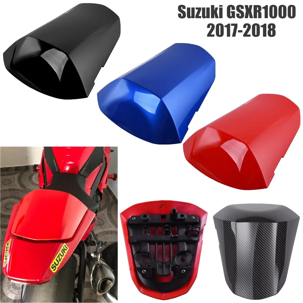 

For Suzuki GSXR 1000 GSXR1000 2017 2018 Motorcycle Pillion Back Passenger Rear Seat Cowl Cover Fairing ABS Plastic Tail Cover