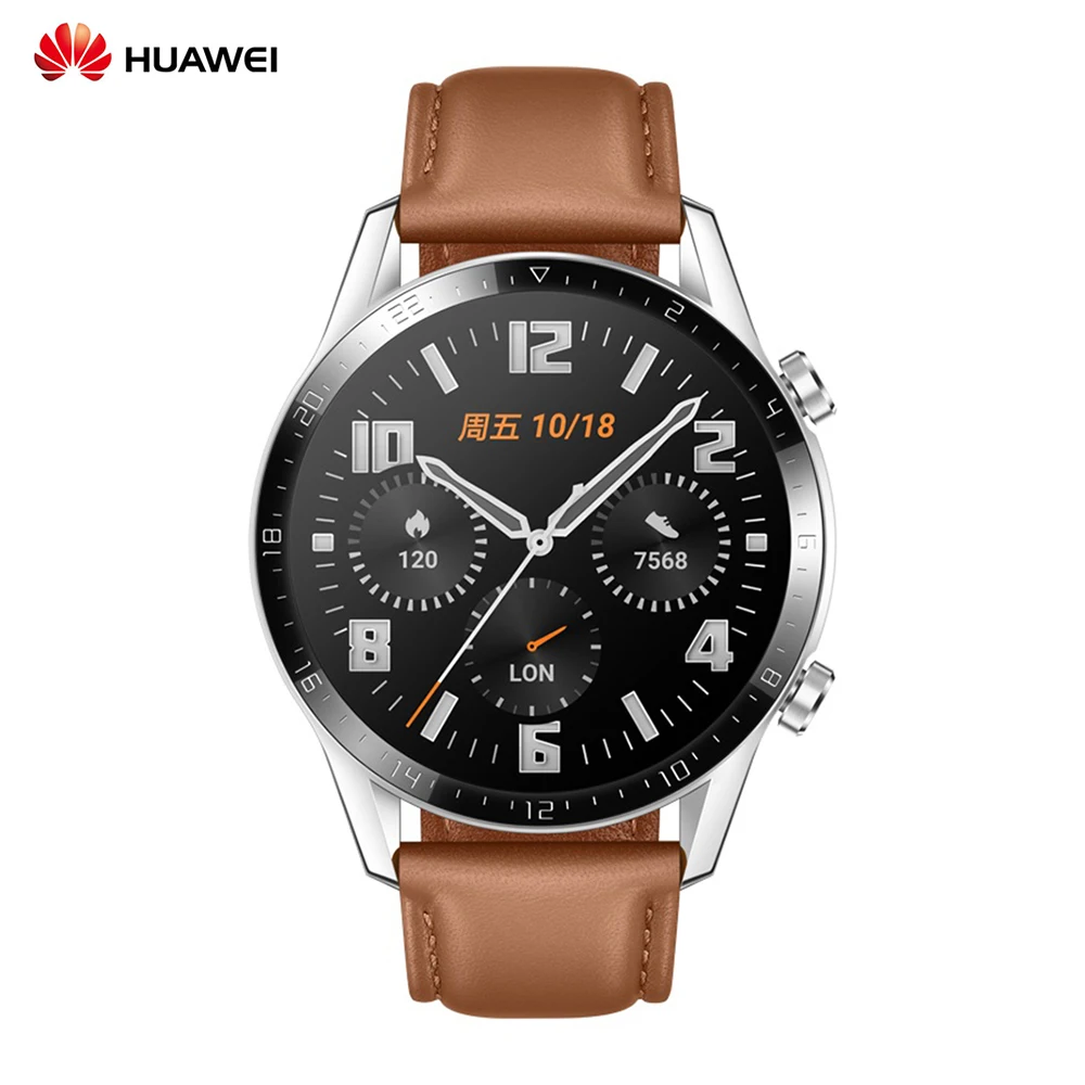 HUAWEI WATCH GT 2 спортивные умные часы 14 дней в режиме ожидания сна монитор сердечного ритма gps фитнес трекер активности Смарт-часы для мужчин