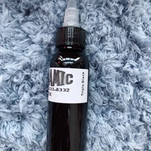 120ml-динамическая Тройная черная Татуировка краска для тела пигмент татуировки Искусство Color-40Z принадлежности для татуировки