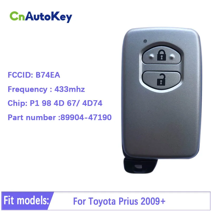 Cn007169 B74ea For Toyota Prius 2009 Smart Remote Car Key With P1 98