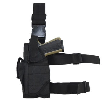 

Tactical Left Tornado Leg Holster Adjustable Universal Thigh Holster Hunting Airsoft Gun Pouch for Glock 17 Colt1 911 Beretta M9