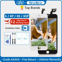 Белый и черный пожизненная гарантия AAAAA для iPhone 6 S плюс 6 S+ 5,5 ''ЖК-дисплей сенсорный экран дигитайзер сборка с 3D сенсорны
