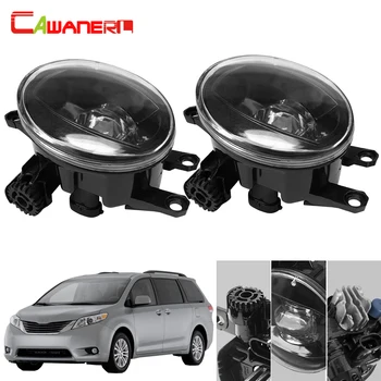 

Cawanerl Car H11 Fog Light LED Projector Devil Eye Daytime Running Lamp 4000LM 12V For Toyoya Sienna 2009 2010 2011 2012 2013