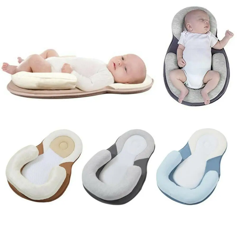 Infant Baby Newborn Pillow Cushion Prevent Flat Head Sleep Nest Anti Roll Baby Pillows Baby Pillow Prevent Flat Head