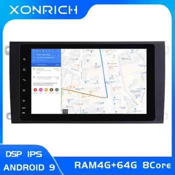 

IPS DSP 8 Core AutoRadio 2 Din Android 9.0 Car Multimedia Player For Porsche Cayenne GTS 2003-2010GPS Navigation Audio Head unit