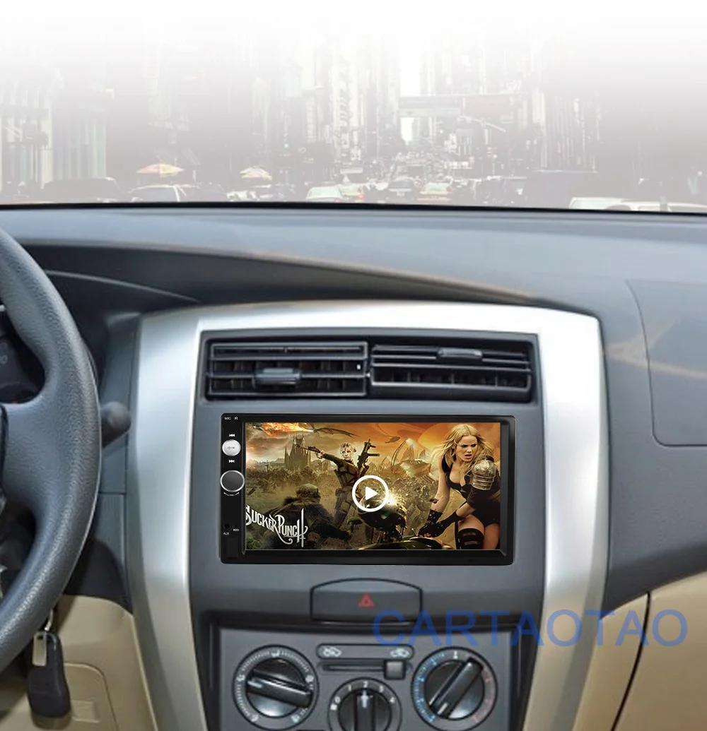 2G+ 32G 2DIN Android автомобильный DVD мультимедийный плеер 2 DIN HD автомобильное радио с GPS навигацией WiFi USB FM BT 2din " Универсальный Автомобильный MP5 плеер