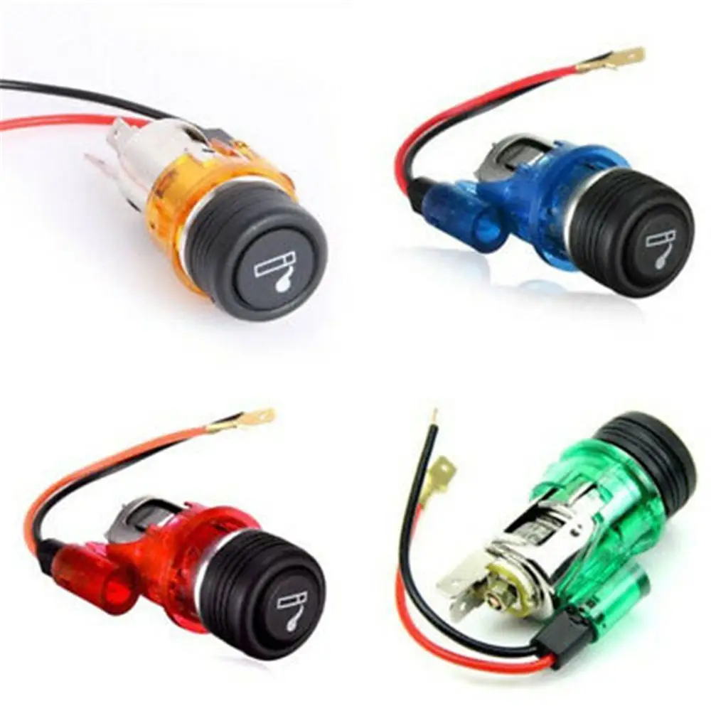 Портативный 12V 120W мотоцикл автомобиль Лодка прикуриватель Мощность разъем из штекер USB универсальный Прикуриватель разъем