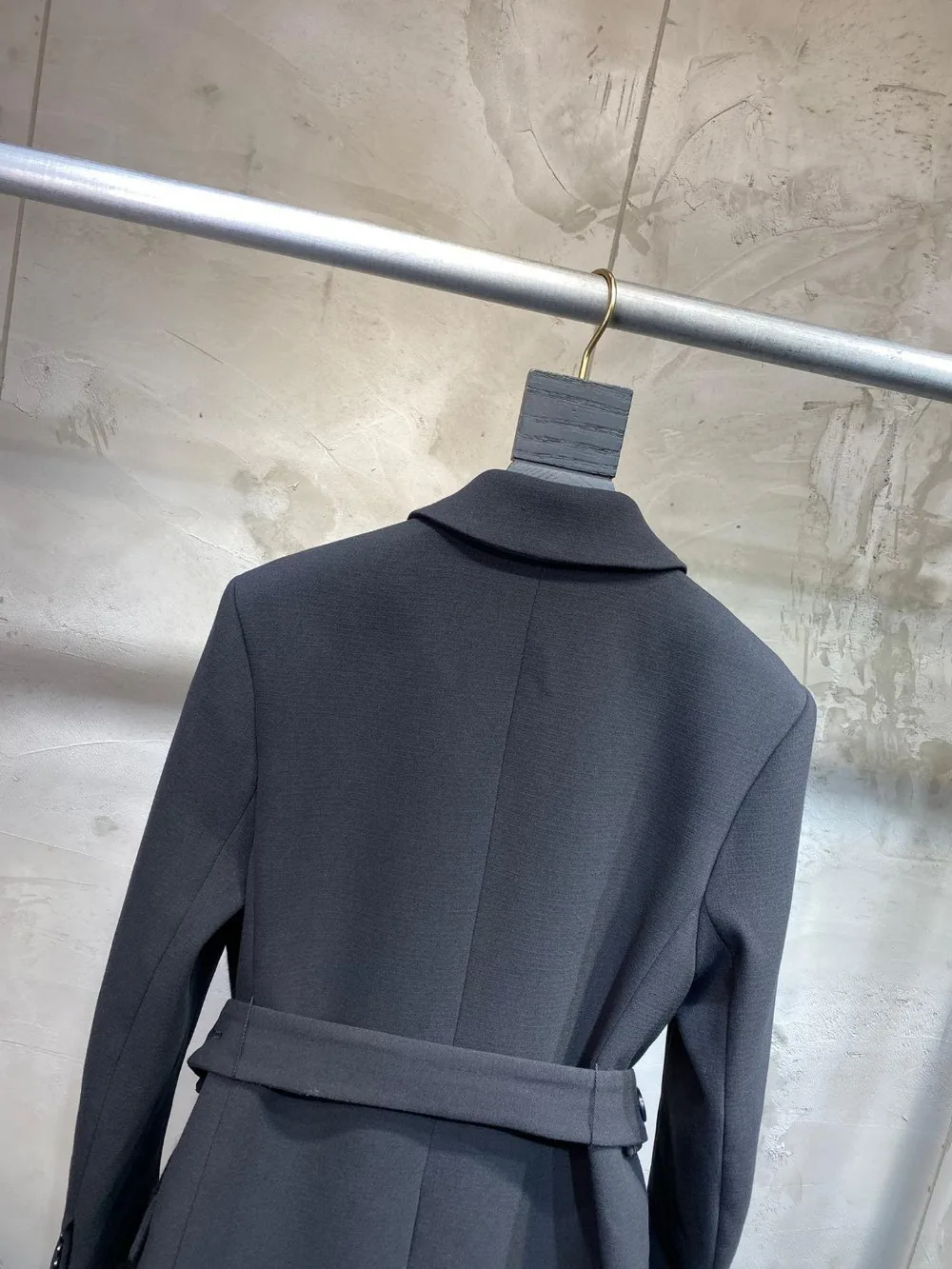 2019FW winner женский вязаный лоскутный Блейзер caot Женская Повседневная Верхняя одежда с ремнями 2 цвета ddxgz2 12,6