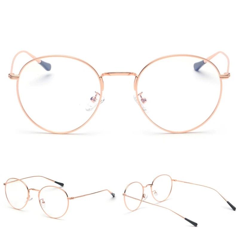 

2019 fashion classic reading mirror Korean retro temperament art street shooting flat glasses casual unisex personality glasses