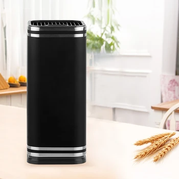 

8 Inch Black Knife Stand Large Capacity Stainless Steel Knife Holder Kitchen Tool Stainless Steel Knife Stand