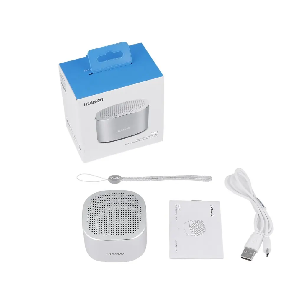 IKANOO Mini i609 беспроводной Bluetooth динамик с микрофоном громкой связи 3D стерео музыка