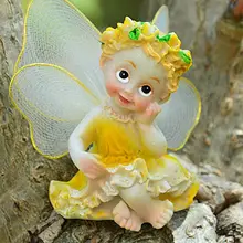 4 шт./компл. красивый милый Сказочный декор смола стол Декор сад Феи Миниатюрные аксессуары для сада Украшение стола для дома