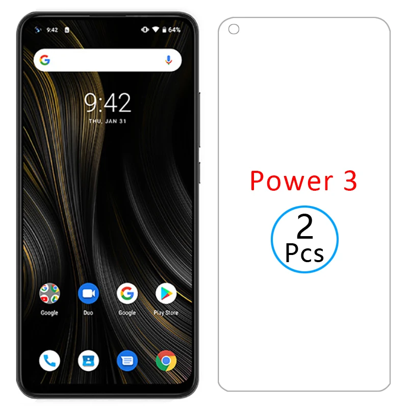 Защитное стекло для umidigi power 3 закаленное umi digi power3 6 53 Защитная передняя пленка