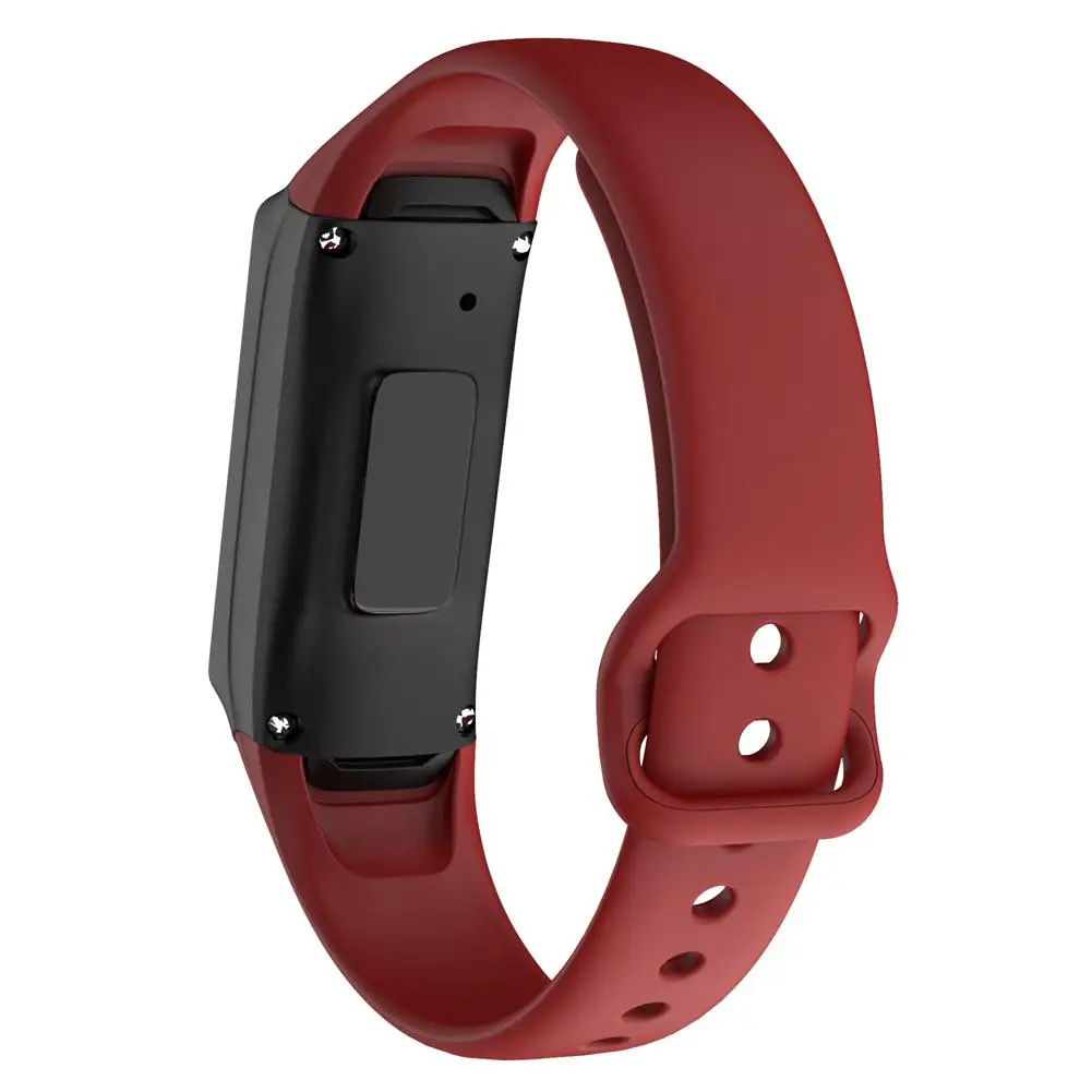 Высокое качество Slicone Браслет Loopback ремешок для samsung Galaxy Fit SM-R370 многоцветный Силиконовый ремешок для часов - Цвет: Red