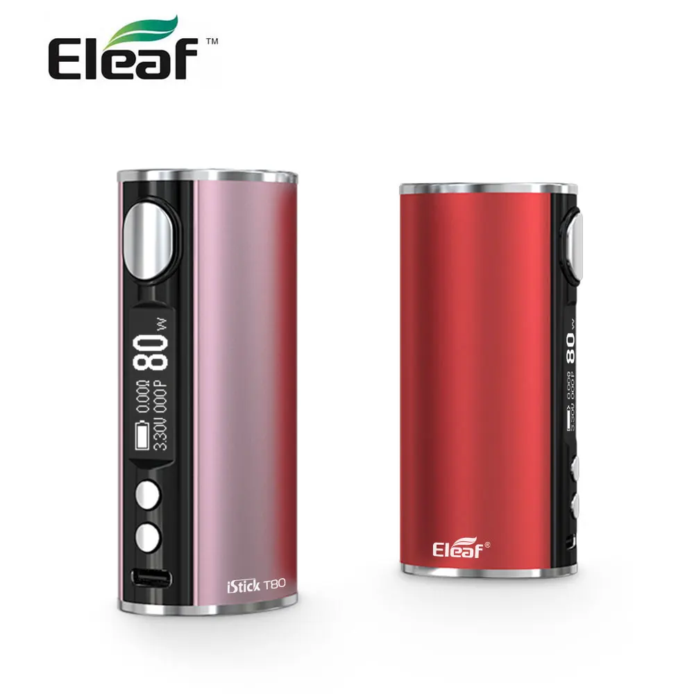 Eleaf iStick T80 мод встроенный аккумулятор 3000 мАч 80 Вт Выход type-C зарядный порт Vape мод VS Eleaf iStick 40 Вт электронная сигарета