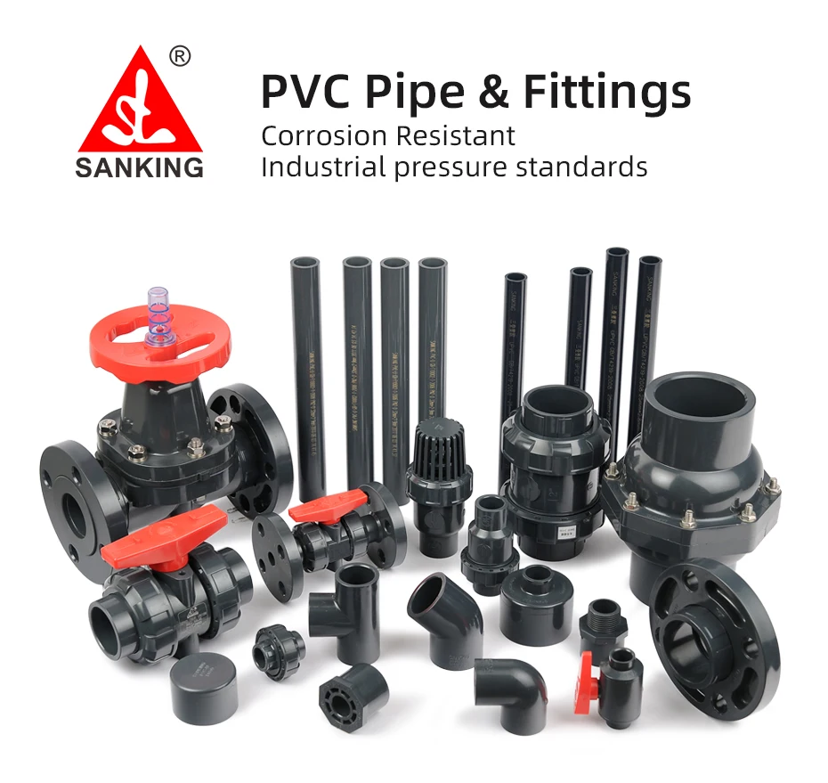 Sanking-UPVC Water Pipe Connector Jardim Sistema de