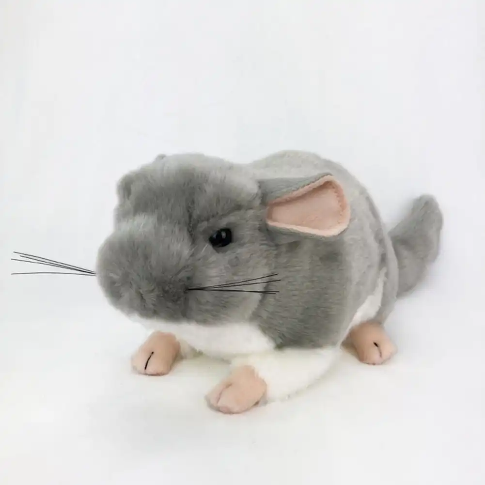 realistic chinchilla stuffed animal