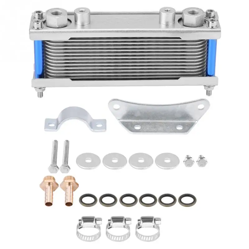 Motorcycle Oil Cooler Universal Upgrade Aluminum Engine Cooling Radiator 50CC-200CC | Автомобили и мотоциклы