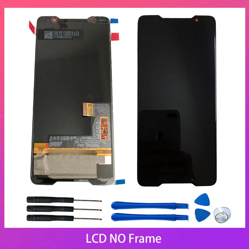 

10-Touch Original Amoled Screen for Asus ROG phone Zs600kl z01QD Display Digitizer Assembly Replacement Parts