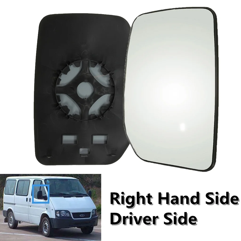 Driver Side Car Front Wing Mirror Glass Conversion Kit for FORD TRANSIT MK6 2000-2006 TRANSIT MK7 2006-2014