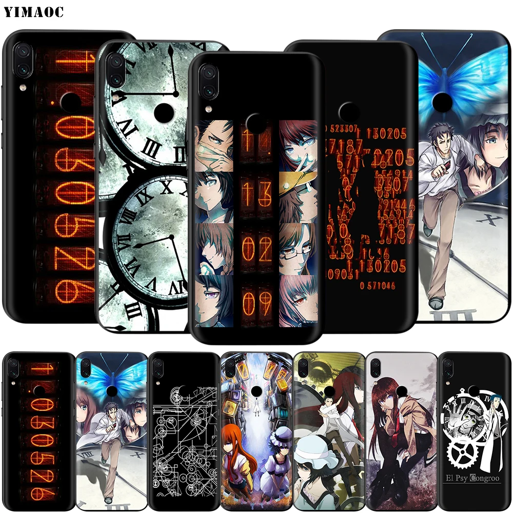 Чехол Steins Gate для Xiaomi Redmi Note 4 4x 4a 5 5a 6 8 8A MI 9 9s 10 8T K30 Pro Max Lite Plus|Бамперы| |