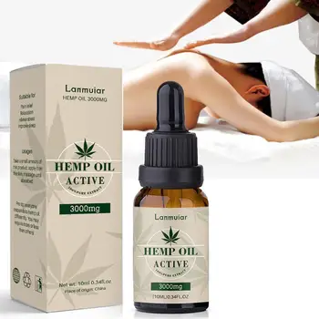 

3000mg Hemp Oil Hemp Seeds Oil Extract Drops For Skin Pain Relief Reduce Anxiety Better Sleep Anti Stress