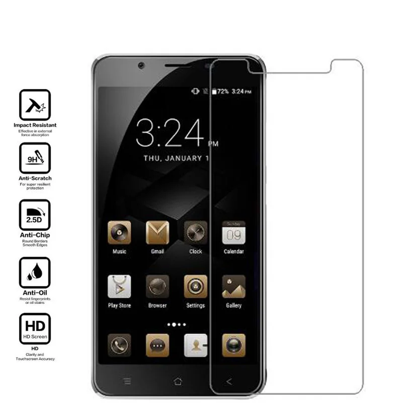 

For Blackview P2 Tempered Glass For Blackview P2 Lite Screen Protector Toughened protective film For Blackview P2 Lite 5.5"