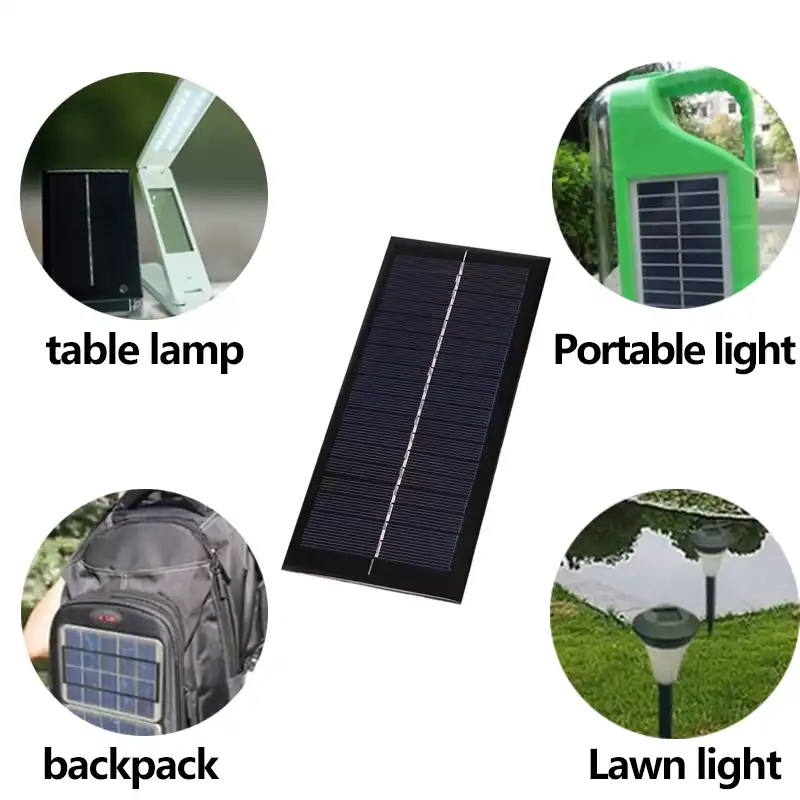 9F46 5V 2W 25MA 45x25mm Power Bank Charging Module Mini Epoxy Solar Panel