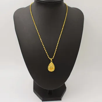 

plated long don't rub off the wedding the bride adorn article teardrop-shaped collarbone female fashion necklace gift