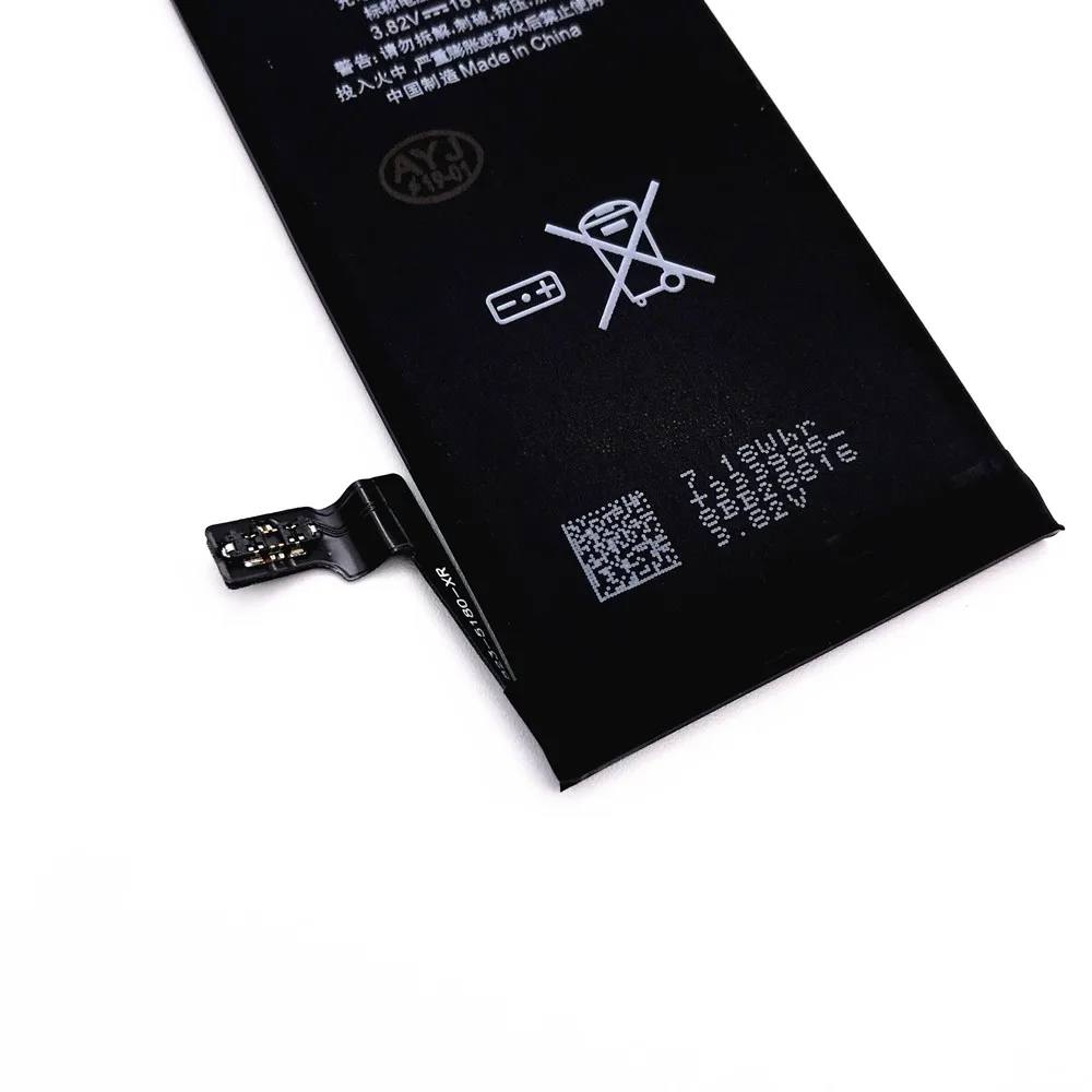 AYJ AAAAA 100% Новый аккумулятор для iPhone 6 4 7 'замена полной емкости 1810 мАч бесплатный