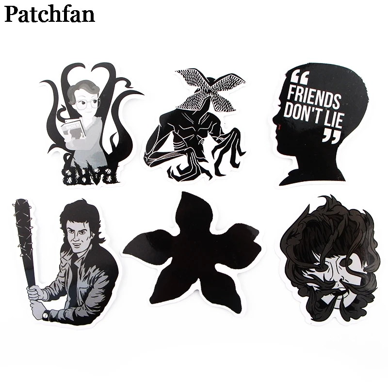 12 компл./лот Patchfan 42 шт. странные вещи забавные наклейки пакеты письмо творческий DIY стиль для настенный телефон Скрапбукинг альбом A2269