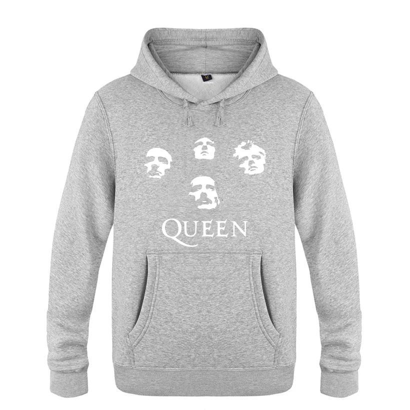 HUIY BAT Тяжелый металл рок группа queen толстовки мужские мужские пуловеры флисовые толстовки с капюшоном - Цвет: HUIY BAT