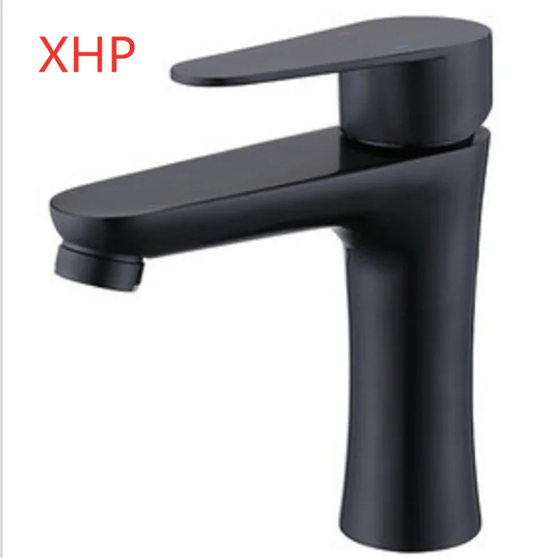 

Stainless Steel Vintage Black And White with Pattern Faucet Hot And Cold Basin Faucet Bathroom Wash Basin Inter-platform Basin S
