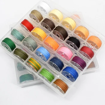 

25 Rolls 0.45/0.55/0.65mm Manual DIY Braided Rope DIY Wax Thread Rope Creative String Beads Rope Hand Sewing Wax Thread