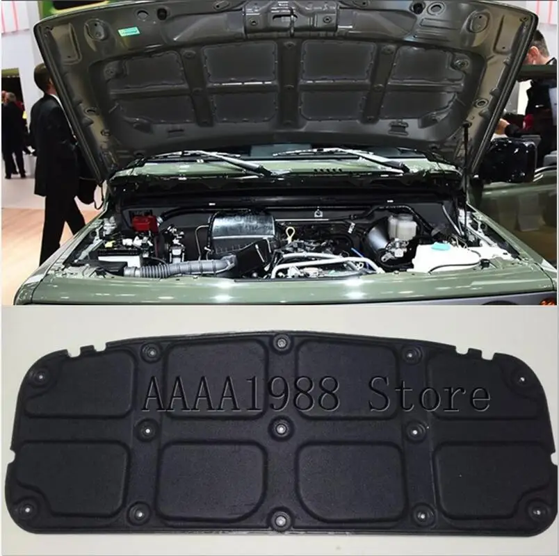 

2019 2020 2021for Suzuki Jimny jb64 jb74 Heat Sound Insulation Cotton Front Hood Engine Firewall Mat Pad Cover Noise Deadener