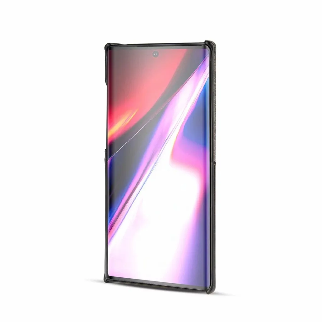 Для samsung Galaxy Note 10 Plus 6,8 дюймов кожаный тканевый защитный чехол тонкий облегающий кожаный чехол для сотового телефона