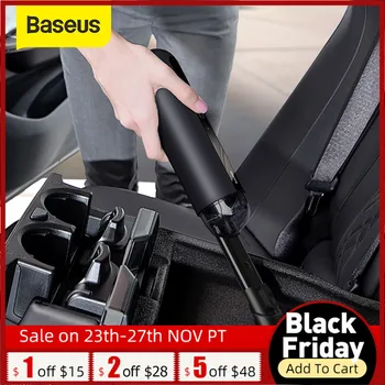 

Baseus Portable Car Vacuum Cleaner Wireless Handheld Auto Vaccum 5000Pa Suction For Home Desktop Cleaning Mini Vacuum Cleaner