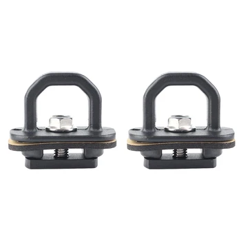 

4PC Car Tail Box Anchor Buckle US-Style Pickup Trunk Lockie Trunk Lock Pickup Rope Fixing Buckle Modification for Trailers, Truc