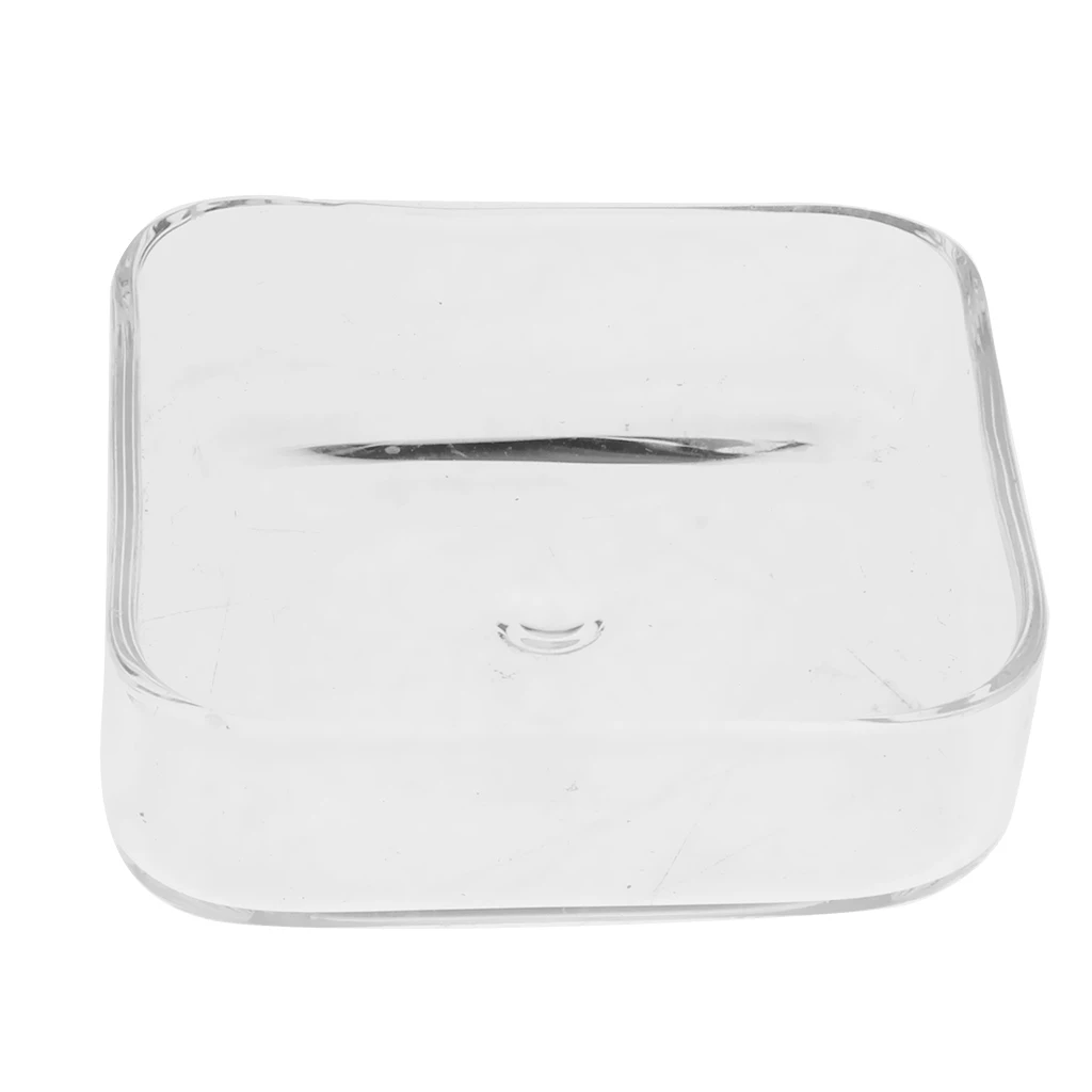 Aquarium Fish Tank Glass Shrimp Feeding Food Dish Feeder Container Round/Square Aquarium Fish Tank Glass Shrimp Feeding Food Dish Feeder Container Round/Square