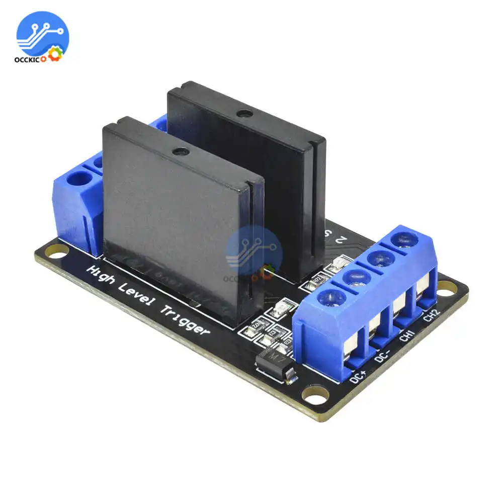 2 канальный твердотельный релейный модуль канального типа OMRON SSR G3MB 202P 5V DC